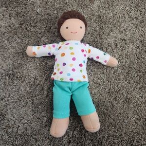 Lovevery Baby Avery Plush Doll Montessori Organic Cotton 10"